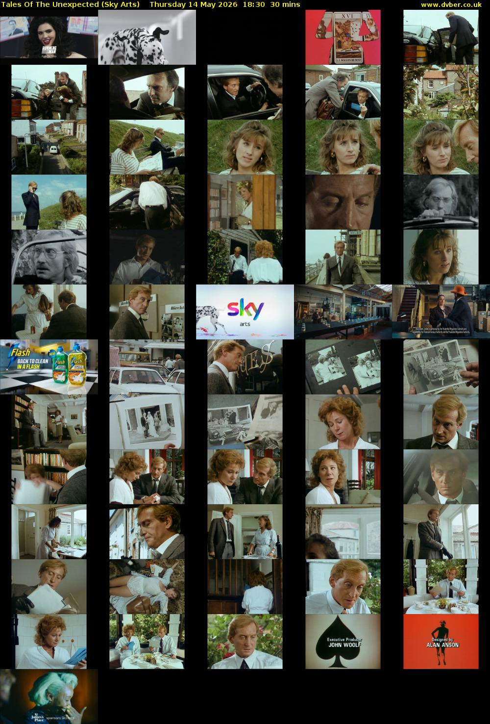 Tales Of The Unexpected (Sky Arts) Thursday 14 May 2026 18:30 - 19:00