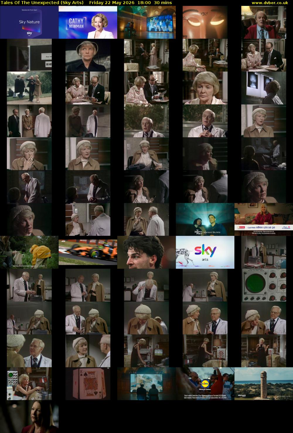 Tales Of The Unexpected (Sky Arts) Friday 22 May 2026 18:00 - 18:30