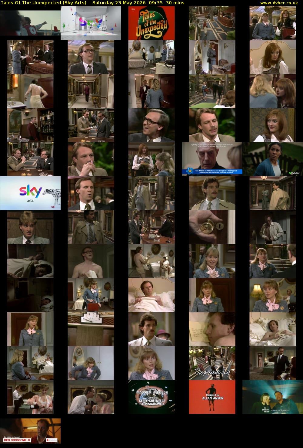 Tales Of The Unexpected (Sky Arts) Saturday 23 May 2026 09:35 - 10:05