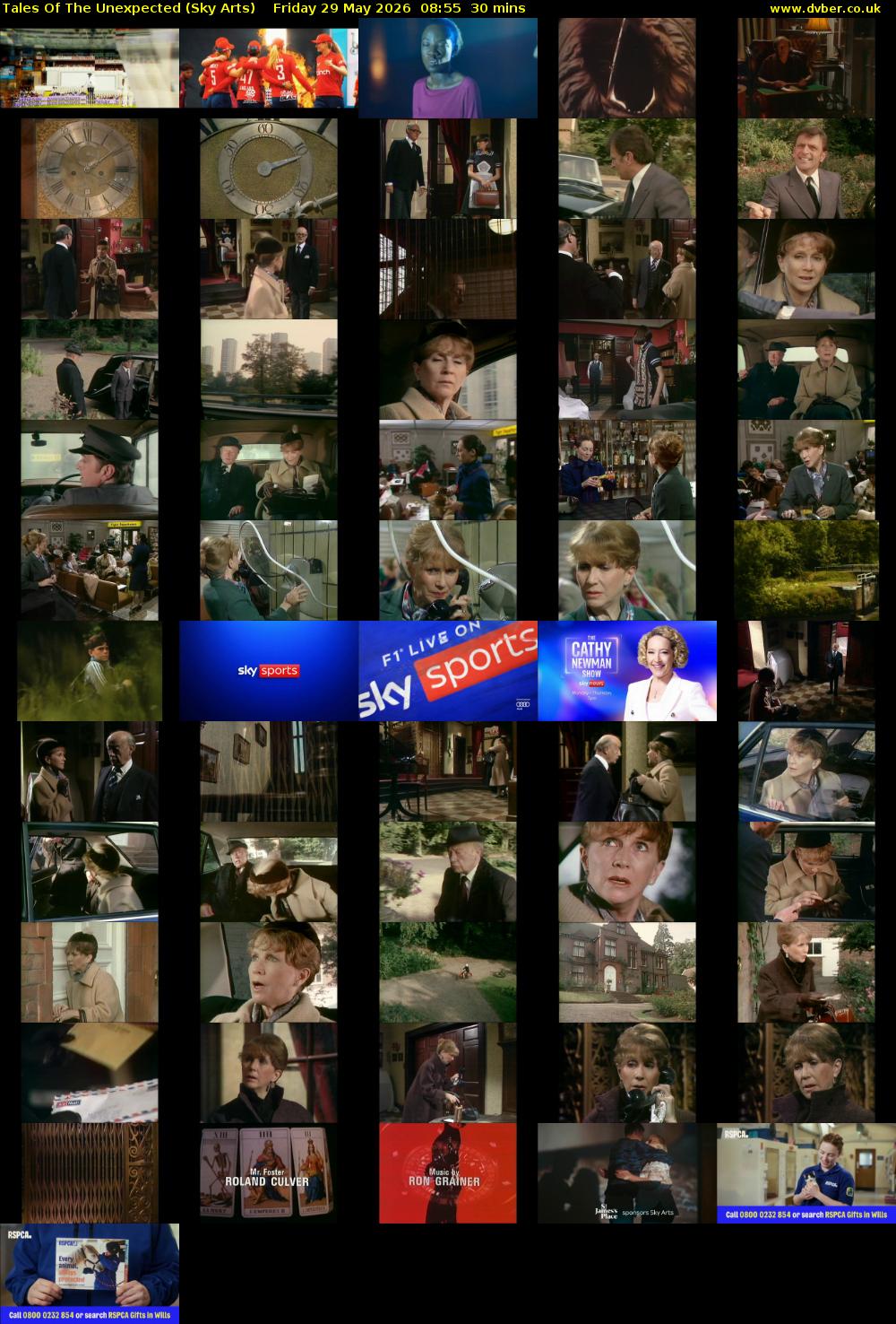 Tales Of The Unexpected (Sky Arts) Friday 29 May 2026 08:55 - 09:25