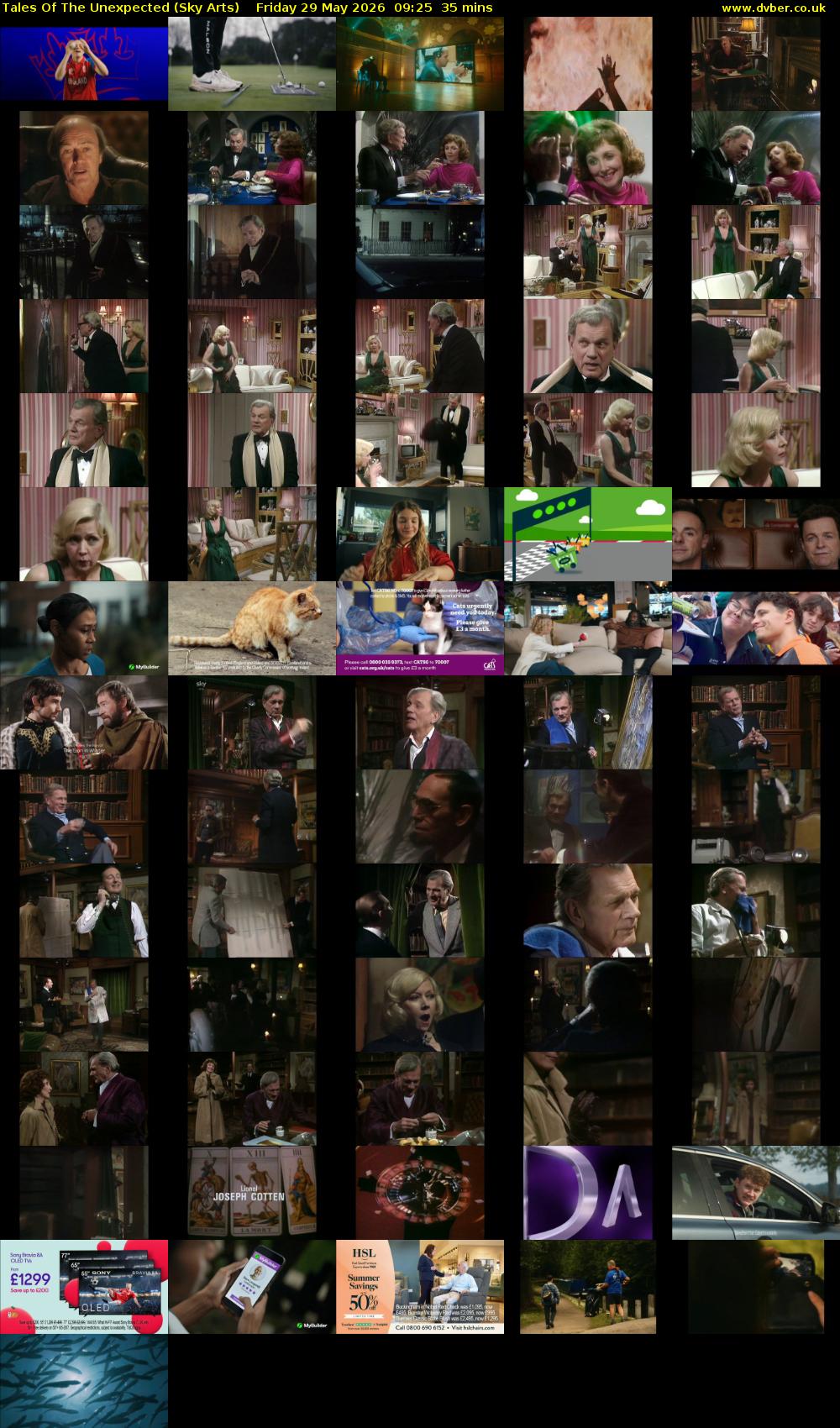 Tales Of The Unexpected (Sky Arts) Friday 29 May 2026 09:25 - 10:00