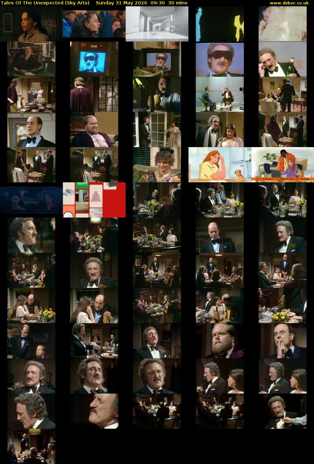 Tales Of The Unexpected (Sky Arts) Sunday 31 May 2026 09:30 - 10:00