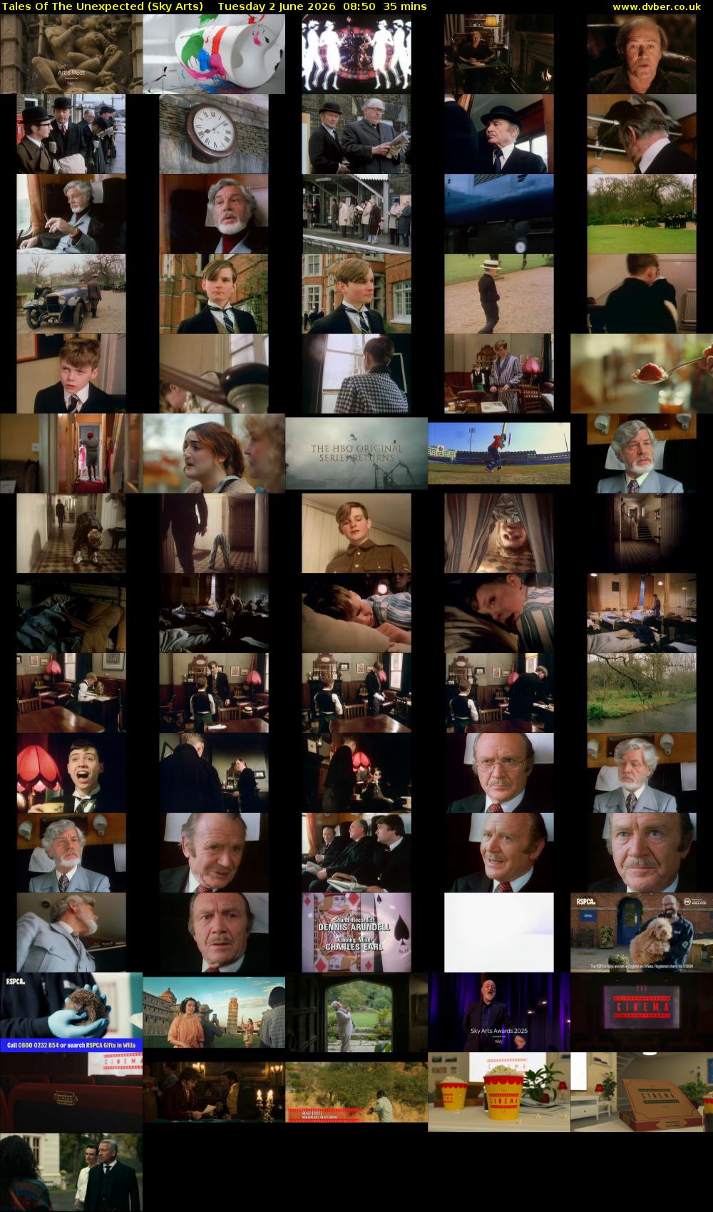 Tales Of The Unexpected (Sky Arts) Tuesday 2 June 2026 08:50 - 09:25