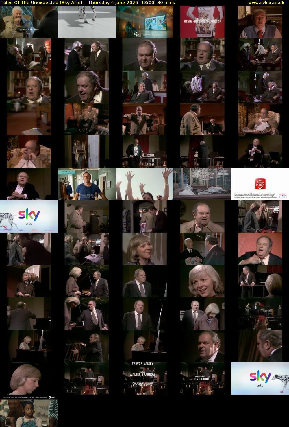 Tales Of The Unexpected (Sky Arts) Thursday 4 June 2026 13:00 - 13:30
