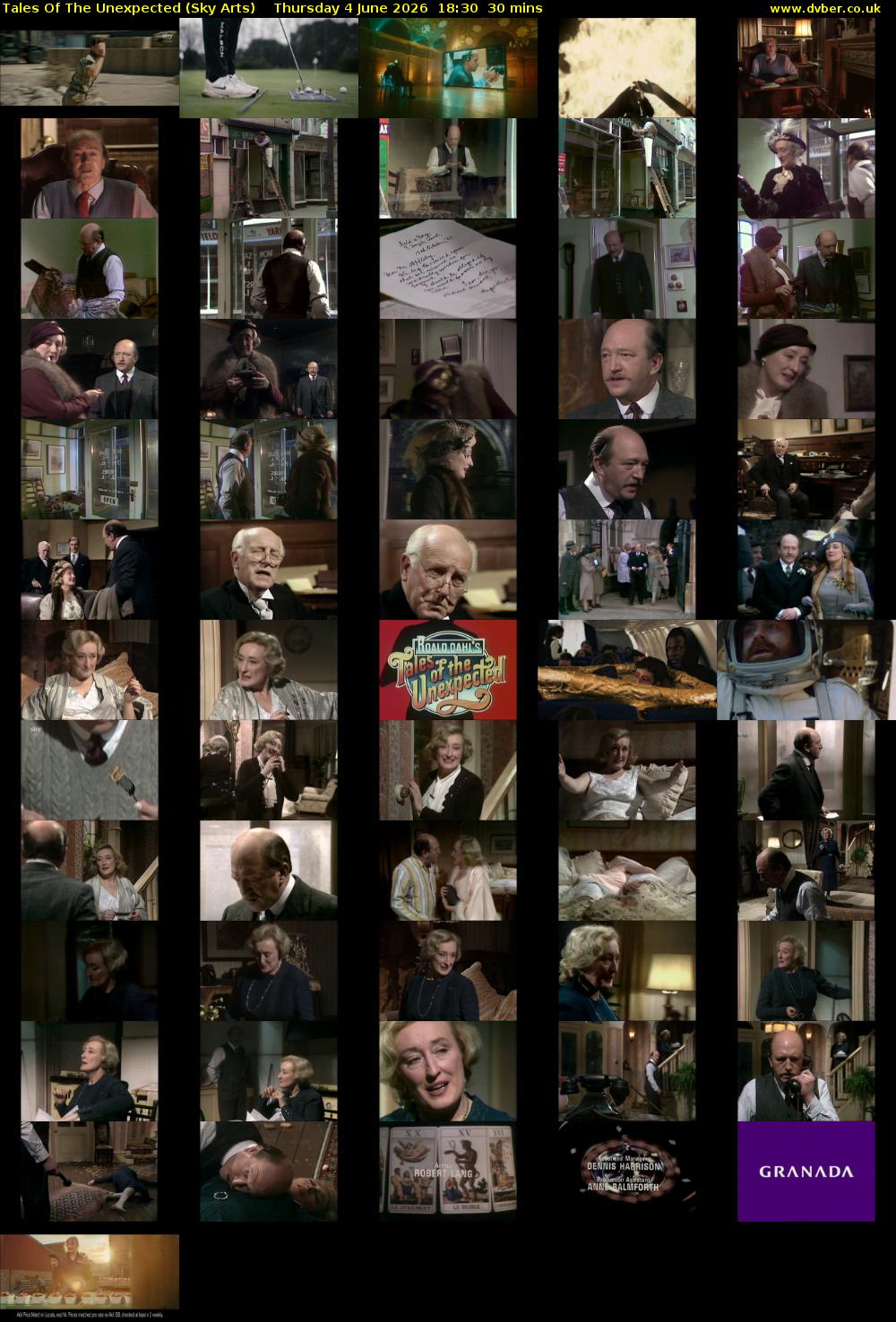 Tales Of The Unexpected (Sky Arts) Thursday 4 June 2026 18:30 - 19:00