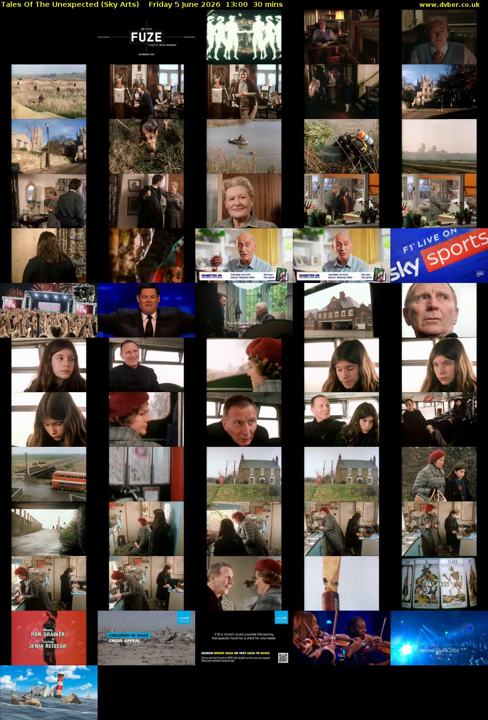 Tales Of The Unexpected (Sky Arts) Friday 5 June 2026 13:00 - 13:30