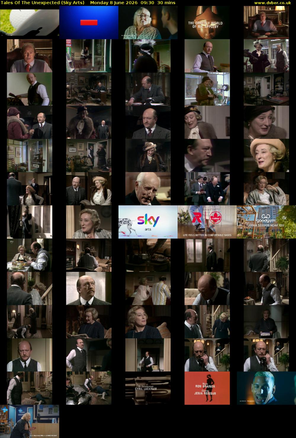 Tales Of The Unexpected (Sky Arts) Monday 8 June 2026 09:30 - 10:00