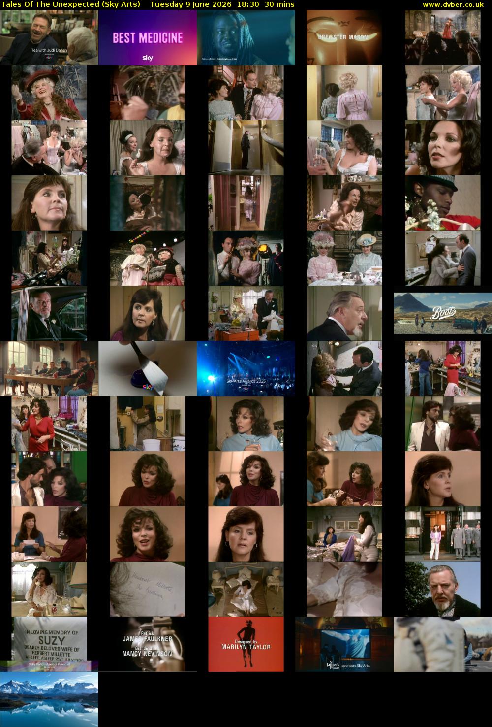 Tales Of The Unexpected (Sky Arts) Tuesday 9 June 2026 18:30 - 19:00