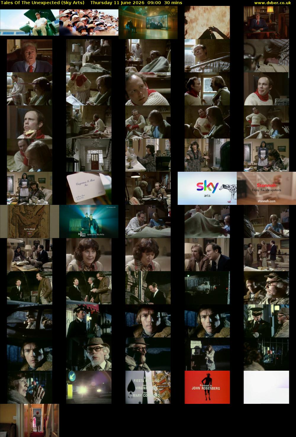 Tales Of The Unexpected (Sky Arts) Thursday 11 June 2026 09:00 - 09:30