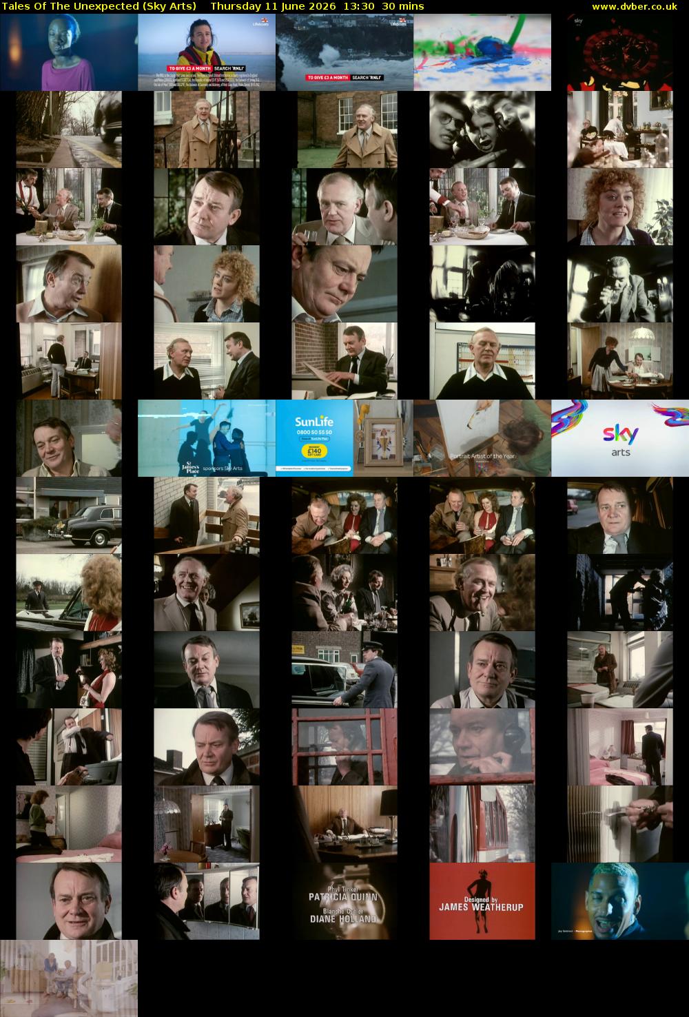 Tales Of The Unexpected (Sky Arts) Thursday 11 June 2026 13:30 - 14:00