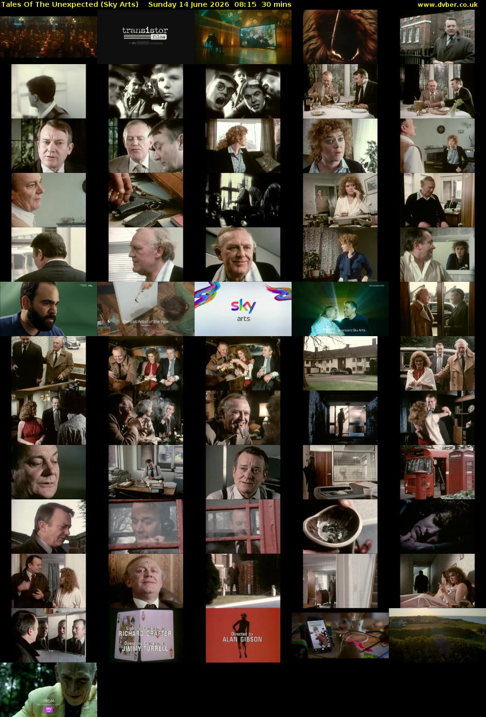 Tales Of The Unexpected (Sky Arts) Sunday 14 June 2026 08:15 - 08:45