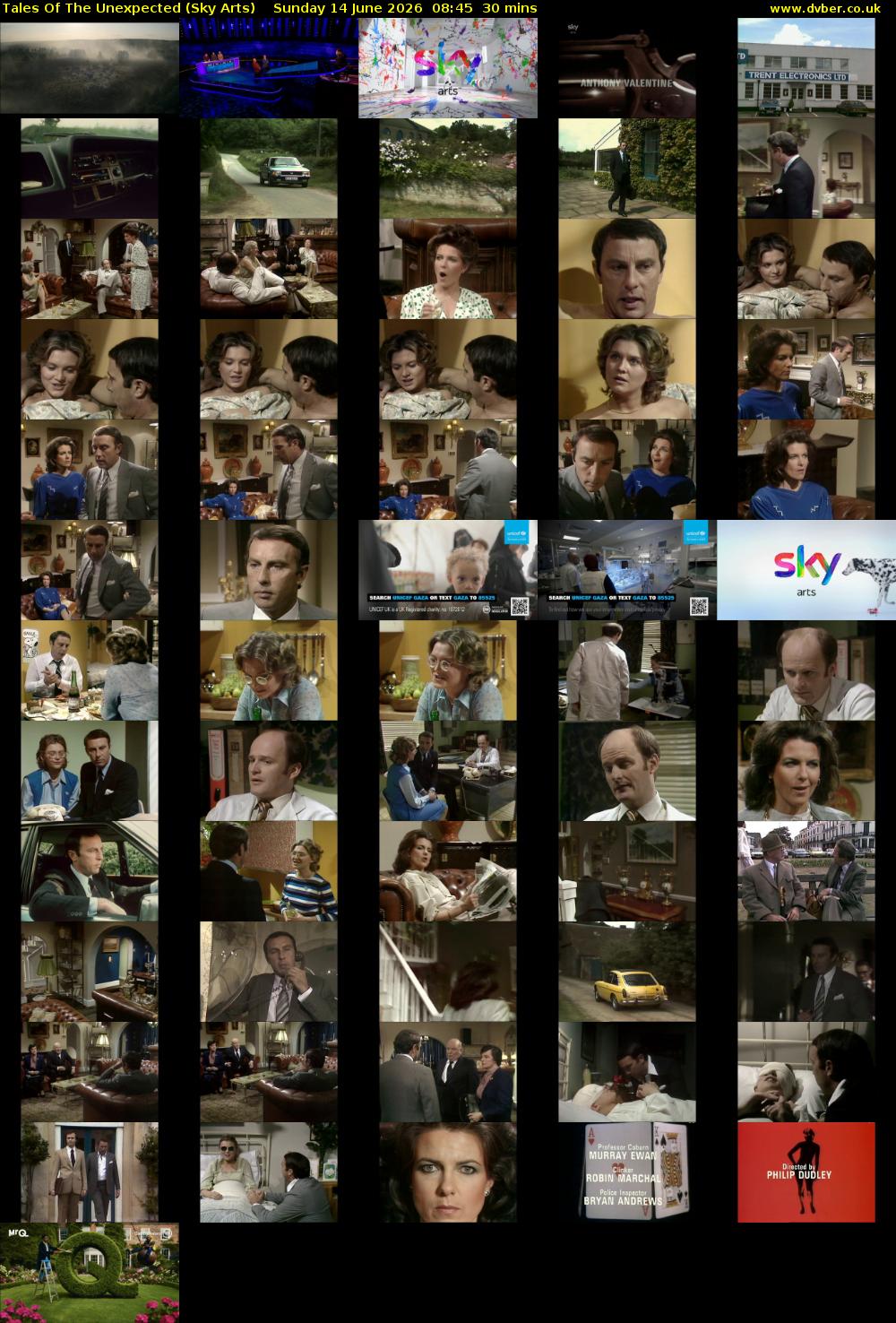 Tales Of The Unexpected (Sky Arts) Sunday 14 June 2026 08:45 - 09:15