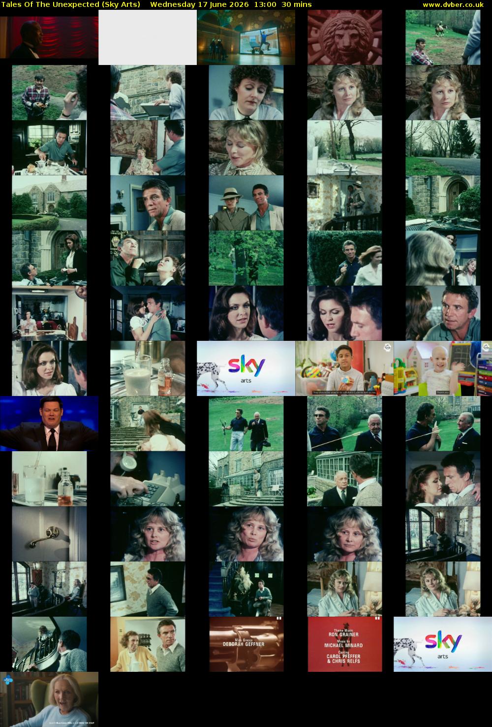 Tales Of The Unexpected (Sky Arts) Wednesday 17 June 2026 13:00 - 13:30