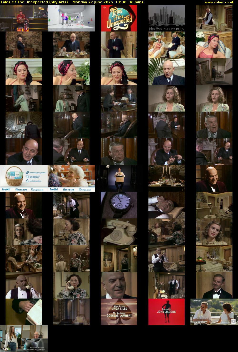 Tales Of The Unexpected (Sky Arts) Monday 22 June 2026 13:30 - 14:00