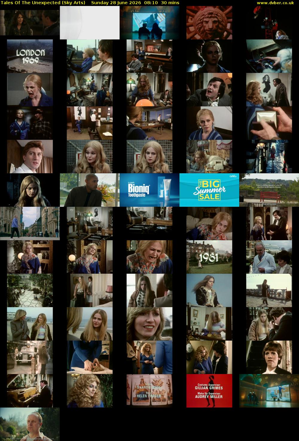 Tales Of The Unexpected (Sky Arts) Sunday 28 June 2026 08:10 - 08:40