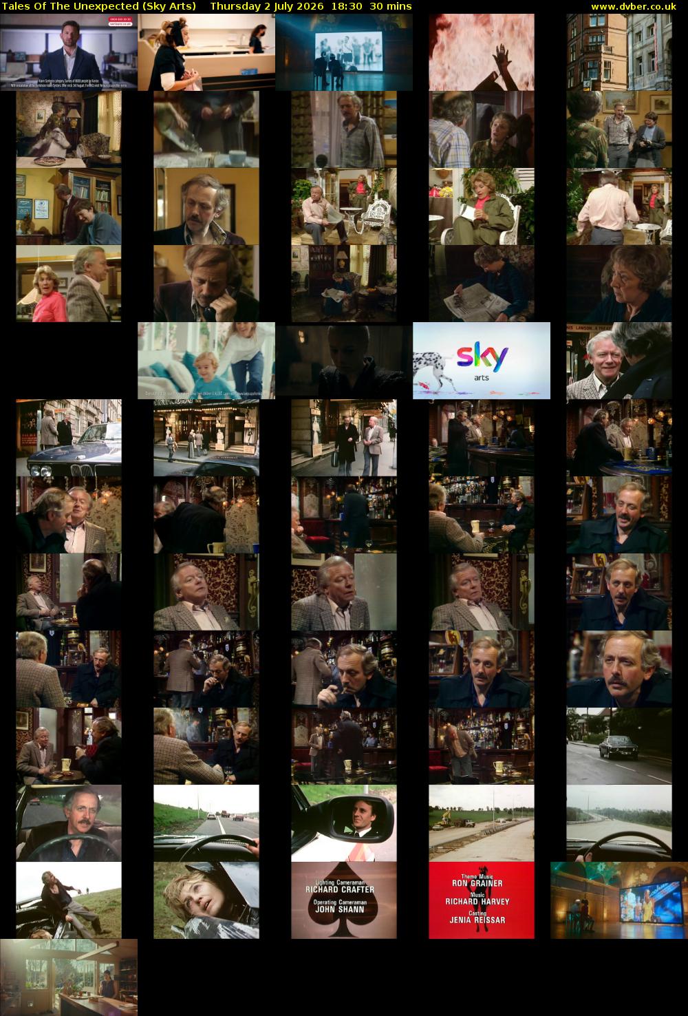 Tales Of The Unexpected (Sky Arts) Thursday 2 July 2026 18:30 - 19:00