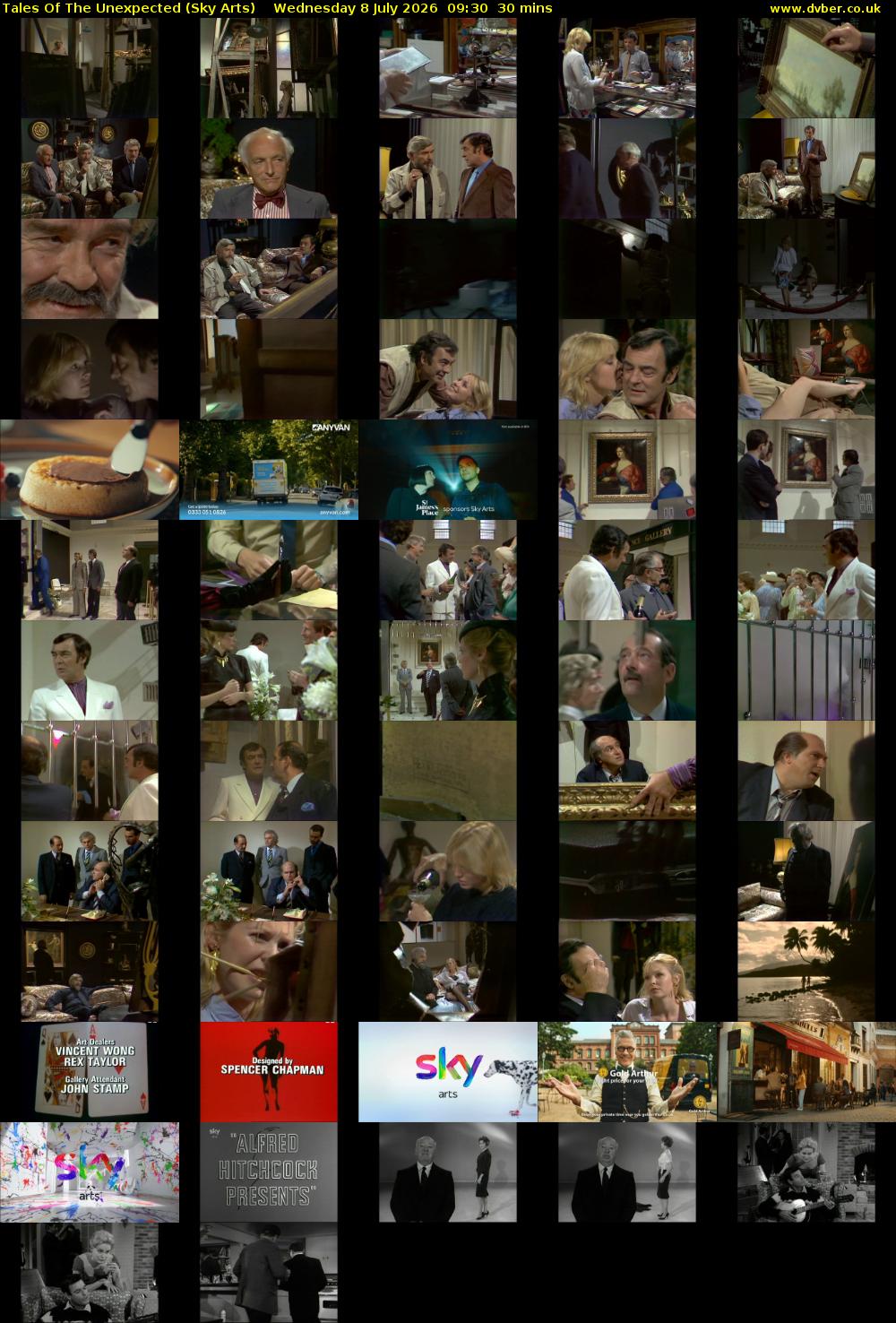 Tales Of The Unexpected (Sky Arts) Wednesday 8 July 2026 09:30 - 10:00