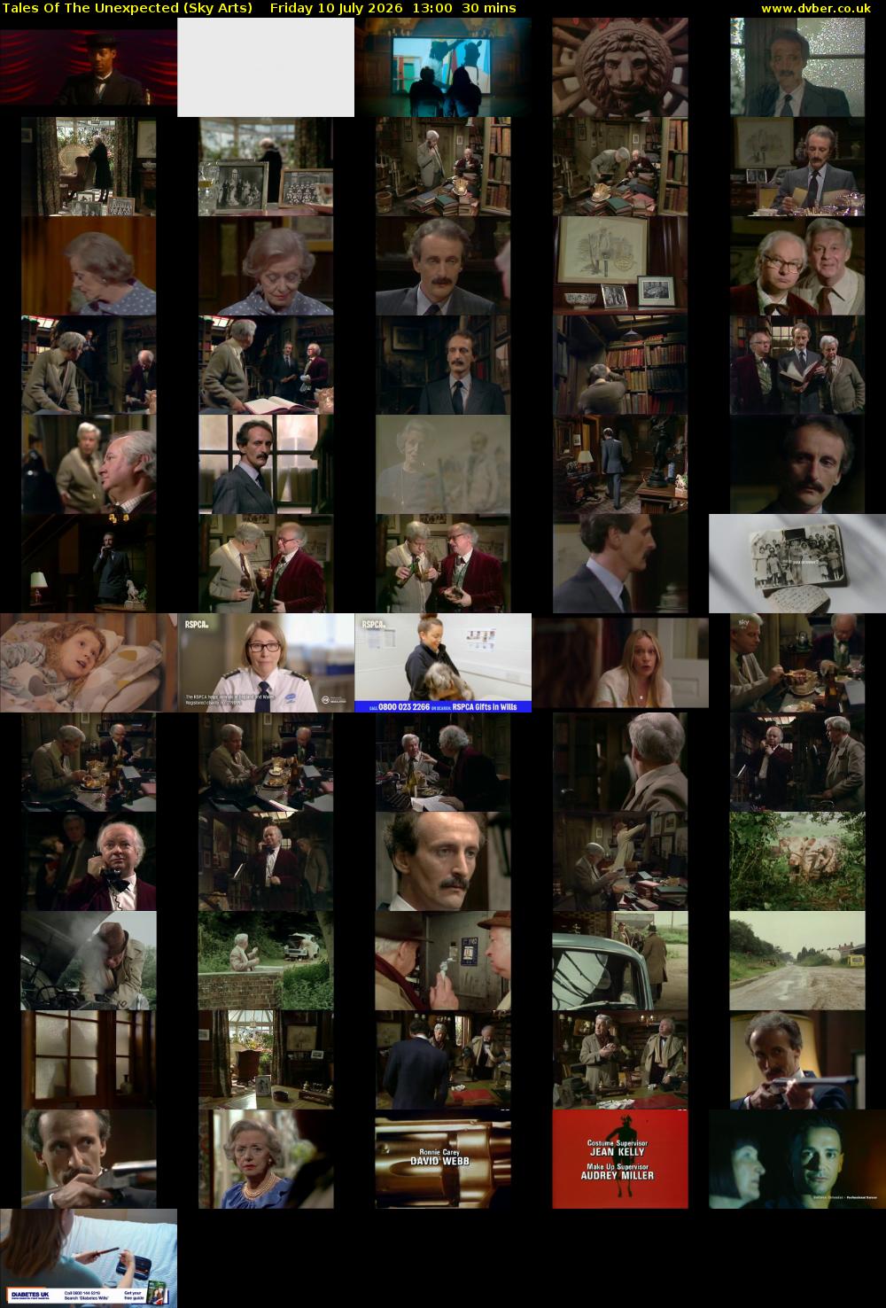 Tales Of The Unexpected (Sky Arts) Friday 10 July 2026 13:00 - 13:30