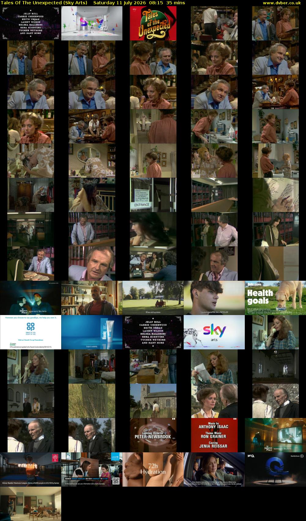 Tales Of The Unexpected (Sky Arts) Saturday 11 July 2026 08:15 - 08:50