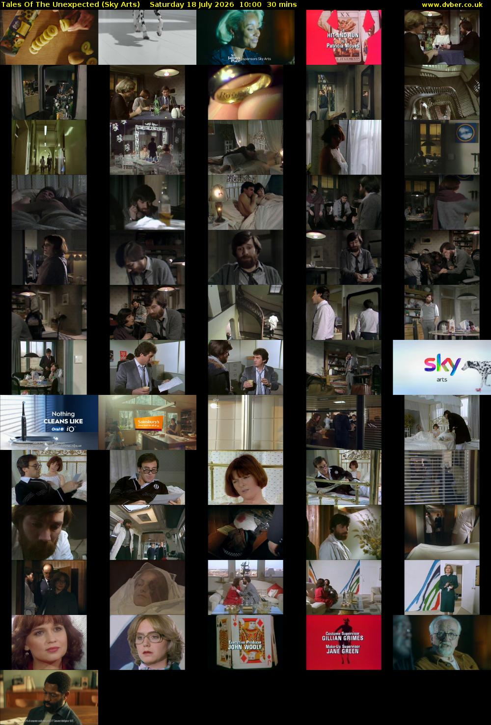 Tales Of The Unexpected (Sky Arts) Saturday 18 July 2026 10:00 - 10:30