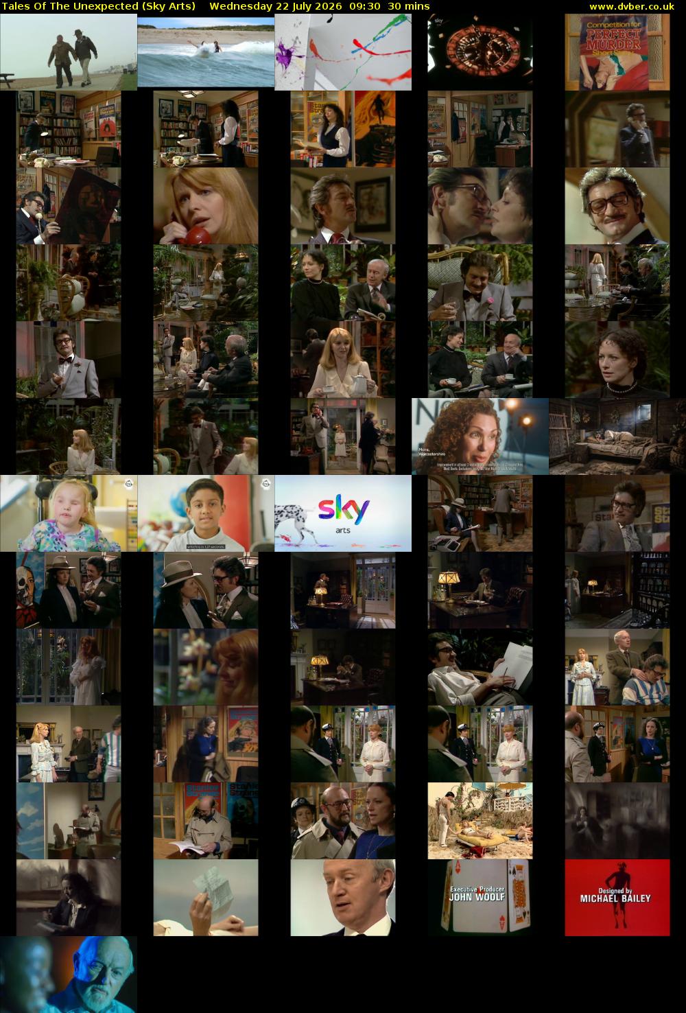 Tales Of The Unexpected (Sky Arts) Wednesday 22 July 2026 09:30 - 10:00