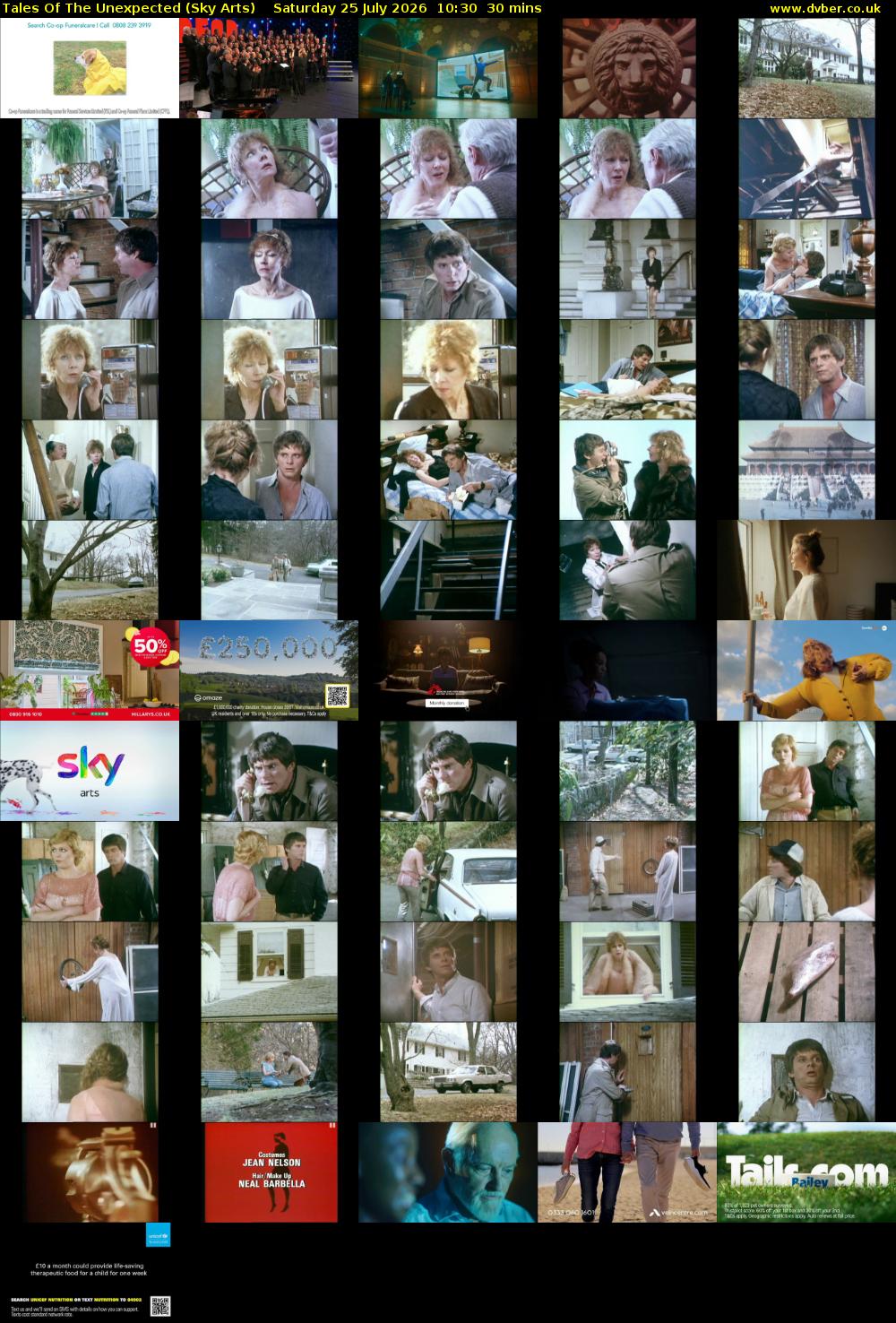 Tales Of The Unexpected (Sky Arts) Saturday 25 July 2026 10:30 - 11:00