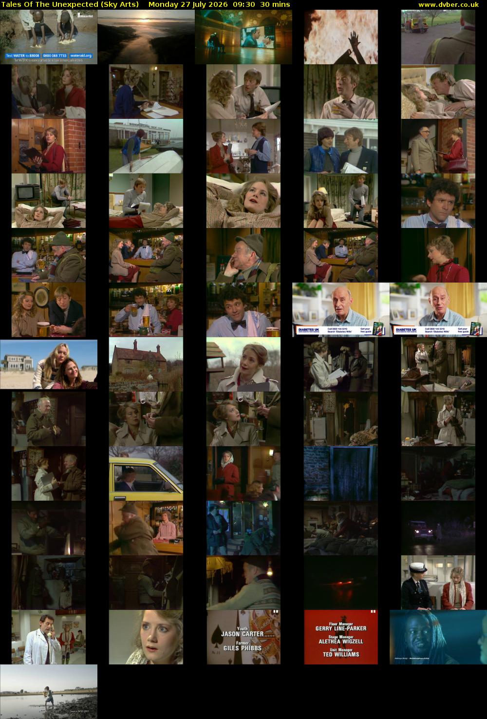 Tales Of The Unexpected (Sky Arts) Monday 27 July 2026 09:30 - 10:00