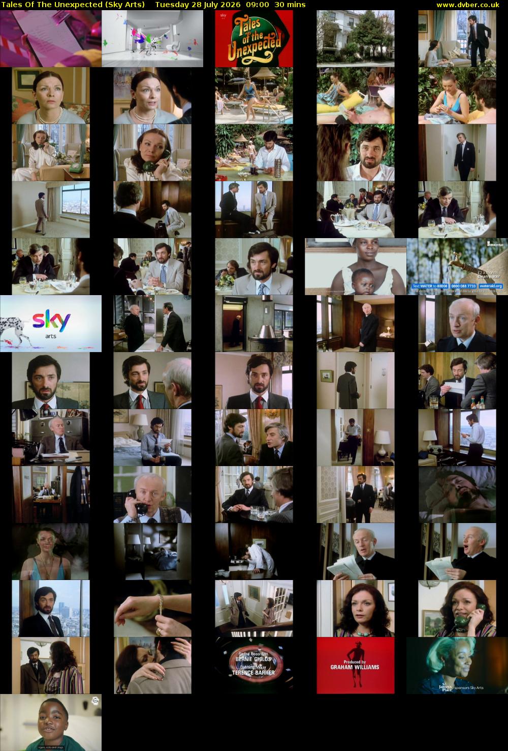 Tales Of The Unexpected (Sky Arts) Tuesday 28 July 2026 09:00 - 09:30