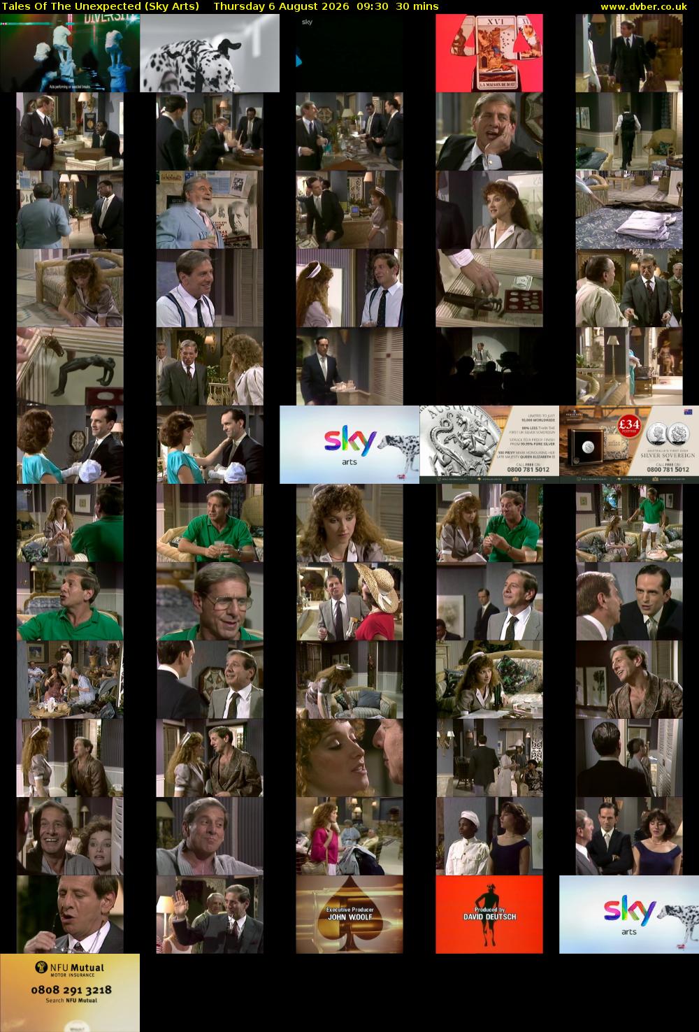 Tales Of The Unexpected (Sky Arts) Thursday 6 August 2026 09:30 - 10:00
