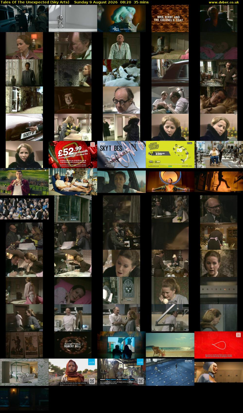 Tales Of The Unexpected (Sky Arts) Sunday 9 August 2026 08:20 - 08:55