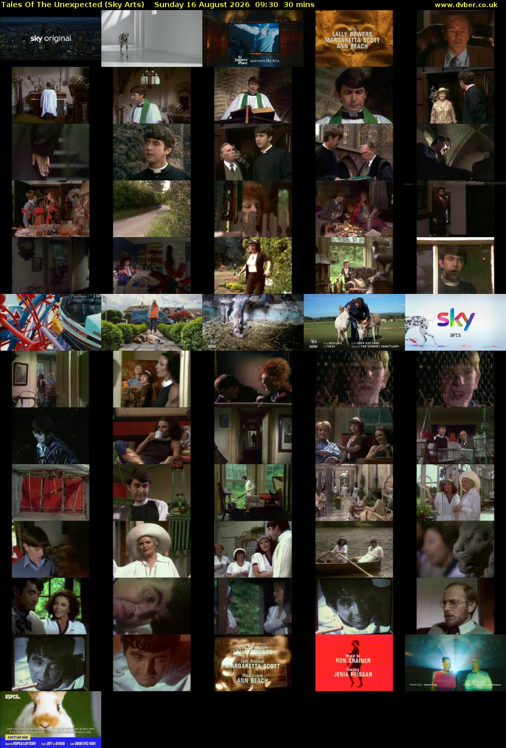 Tales Of The Unexpected (Sky Arts) Sunday 16 August 2026 09:30 - 10:00