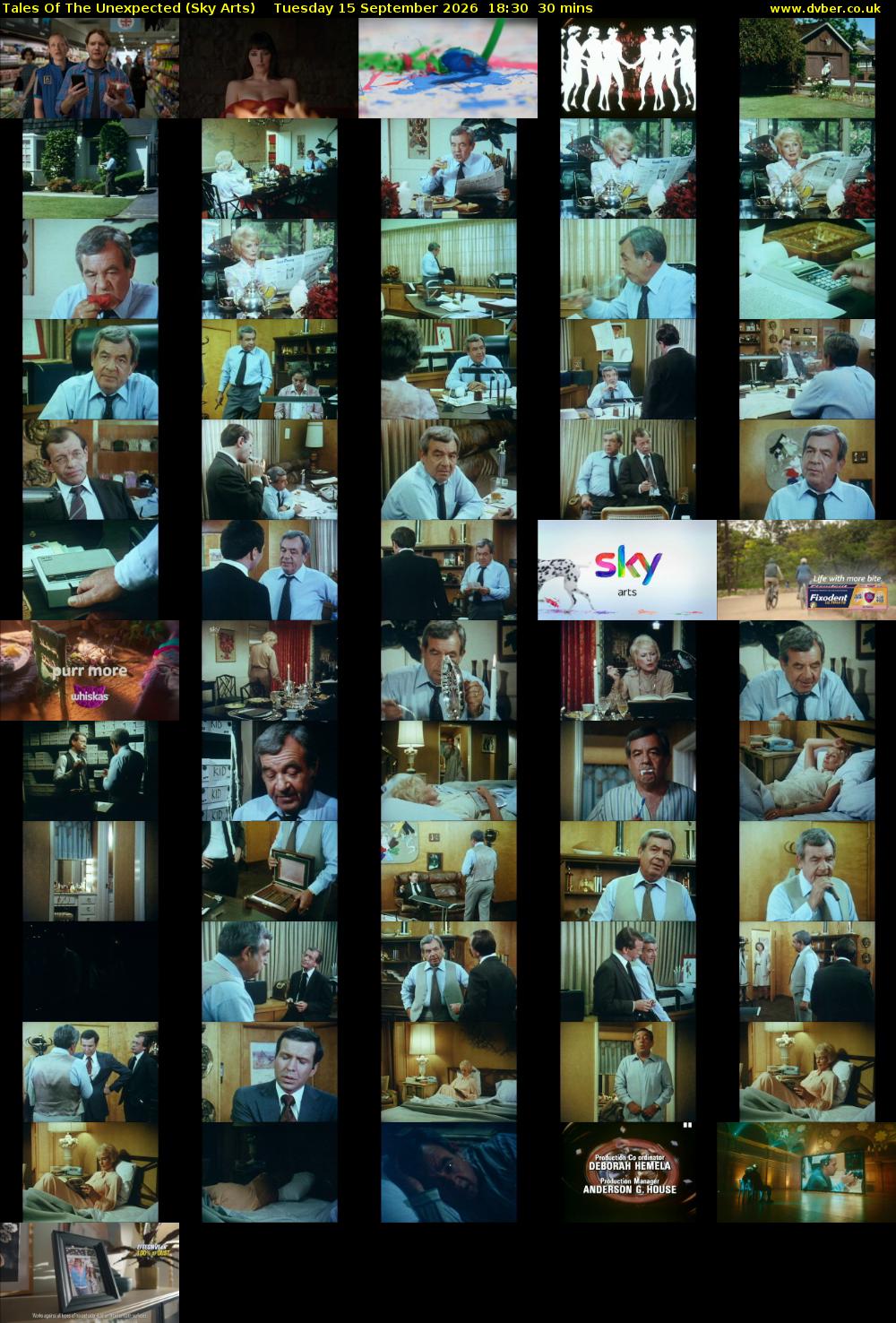 Tales Of The Unexpected (Sky Arts) Tuesday 15 September 2026 18:30 - 19:00