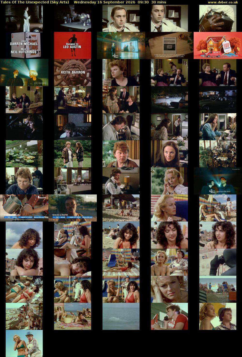 Tales Of The Unexpected (Sky Arts) Wednesday 16 September 2026 09:30 - 10:00