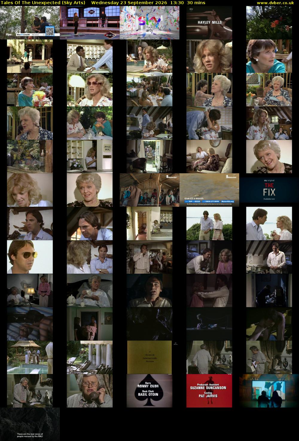Tales Of The Unexpected (Sky Arts) Wednesday 23 September 2026 13:30 - 14:00