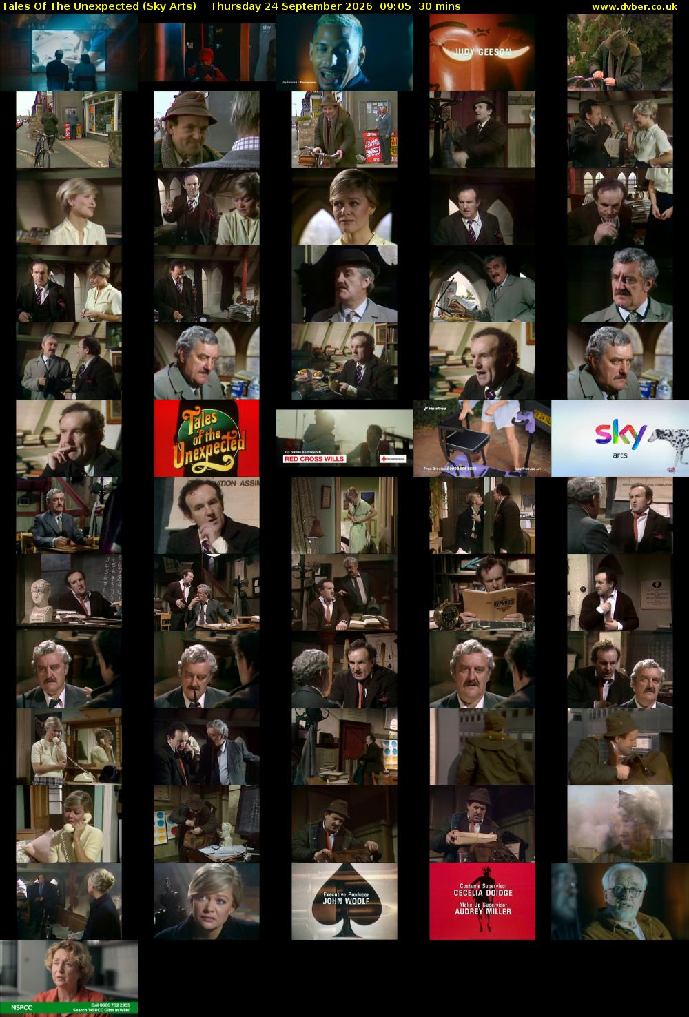 Tales Of The Unexpected (Sky Arts) Thursday 24 September 2026 09:05 - 09:35
