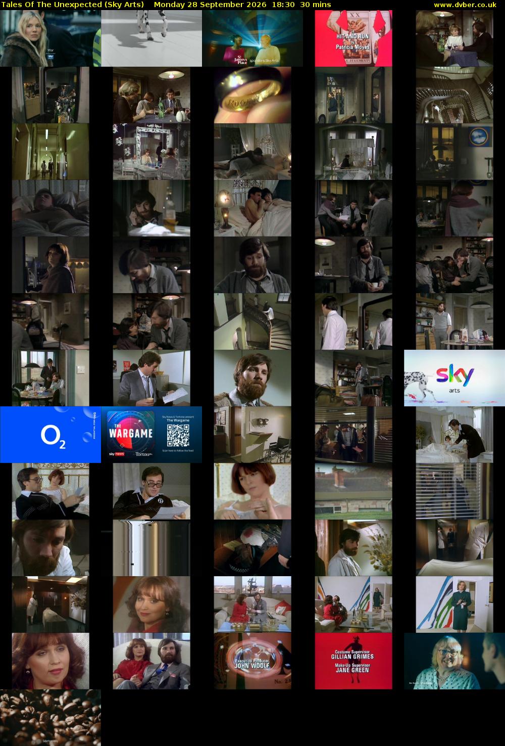 Tales Of The Unexpected (Sky Arts) Monday 28 September 2026 18:30 - 19:00