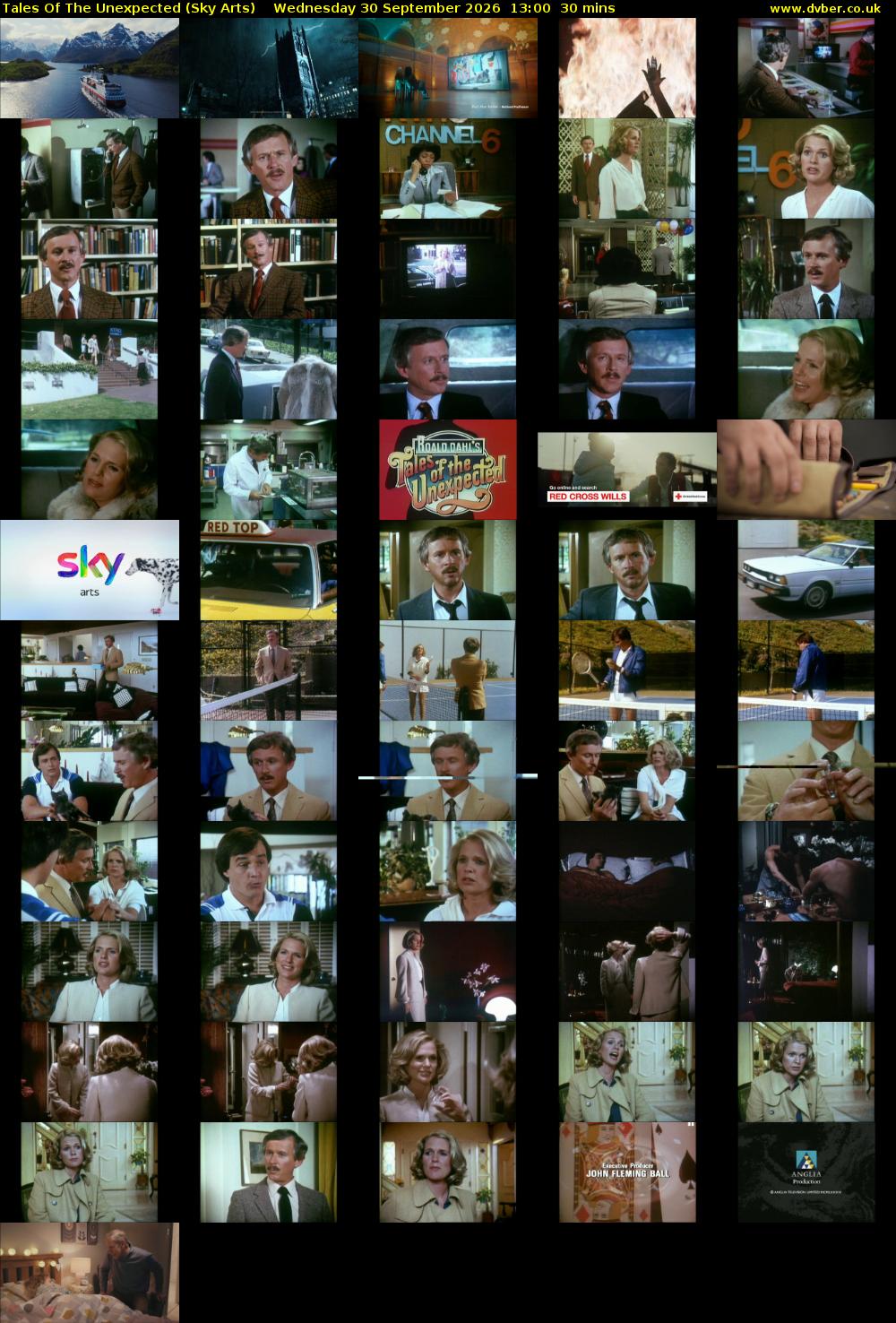 Tales Of The Unexpected (Sky Arts) Wednesday 30 September 2026 13:00 - 13:30