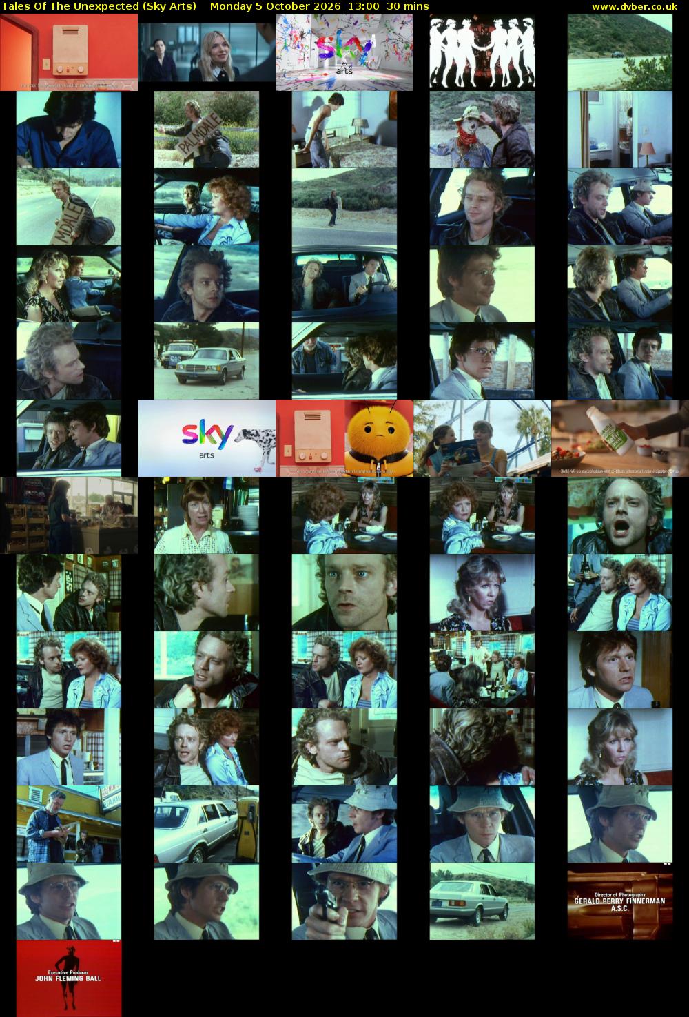 Tales Of The Unexpected (Sky Arts) Monday 5 October 2026 13:00 - 13:30