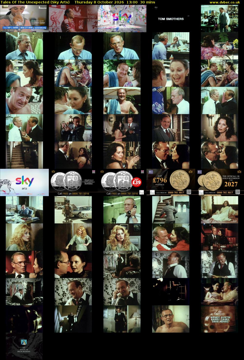 Tales Of The Unexpected (Sky Arts) Thursday 8 October 2026 13:00 - 13:30