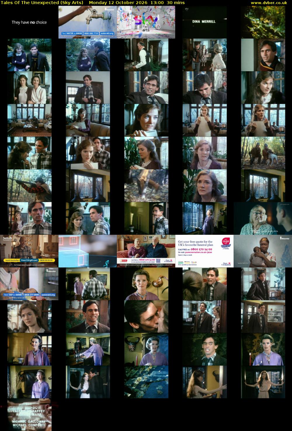 Tales Of The Unexpected (Sky Arts) Monday 12 October 2026 13:00 - 13:30
