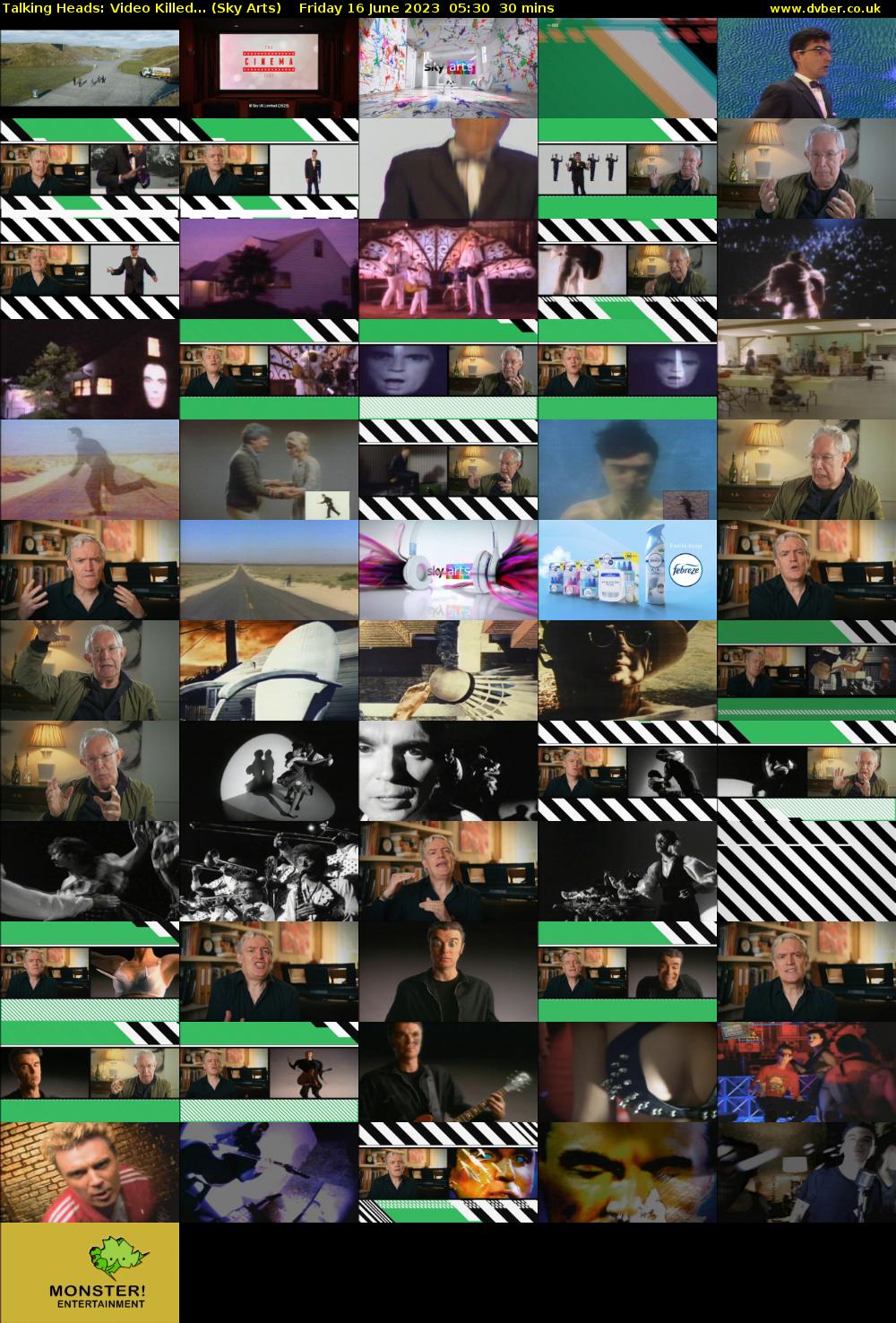 Talking Heads: Video Killed... (Sky Arts) Friday 16 June 2023 05:30 - 06:00