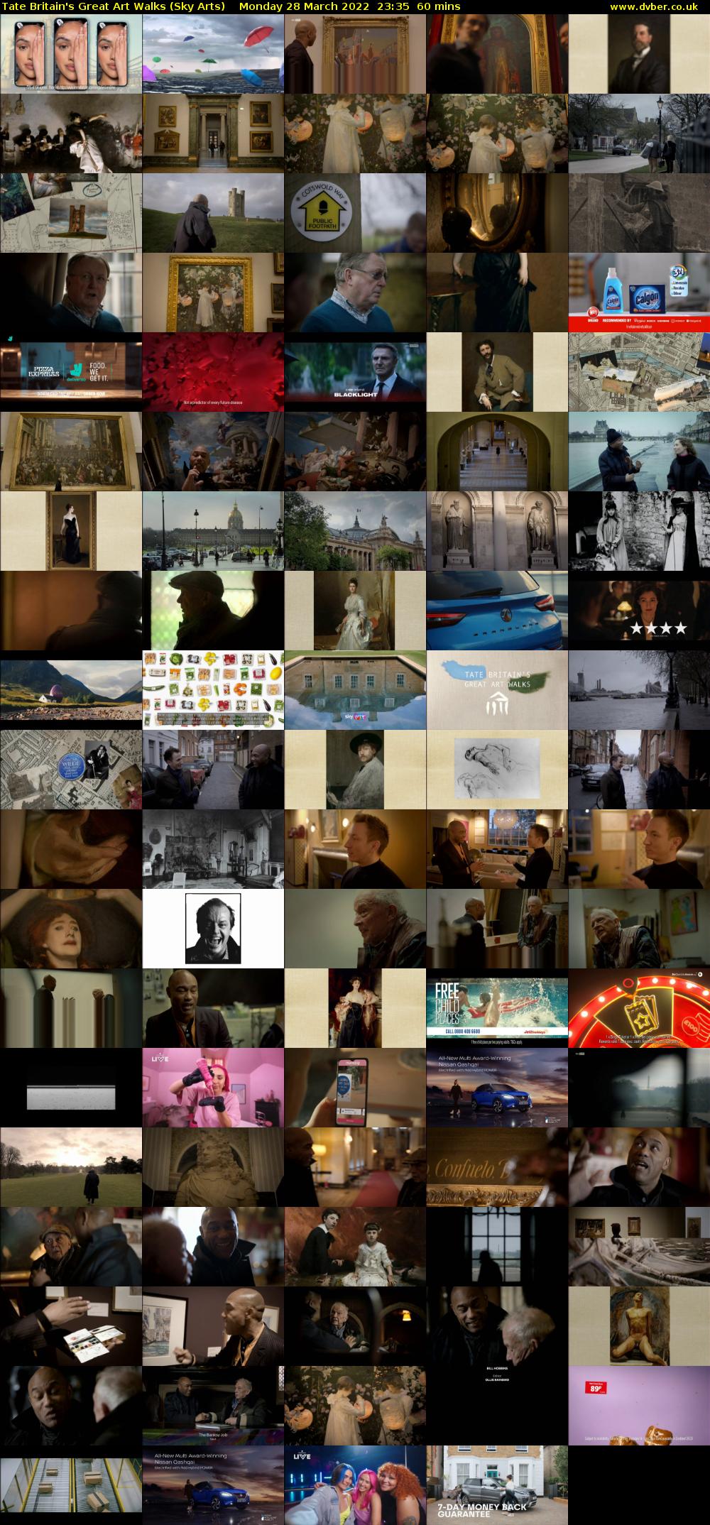 Tate Britain's Great Art Walks (Sky Arts) Monday 28 March 2022 23:35 - 00:35