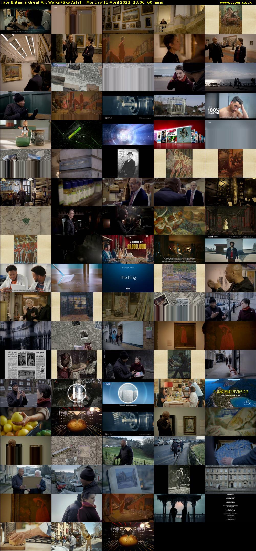 Tate Britain's Great Art Walks (Sky Arts) Monday 11 April 2022 23:00 - 00:00