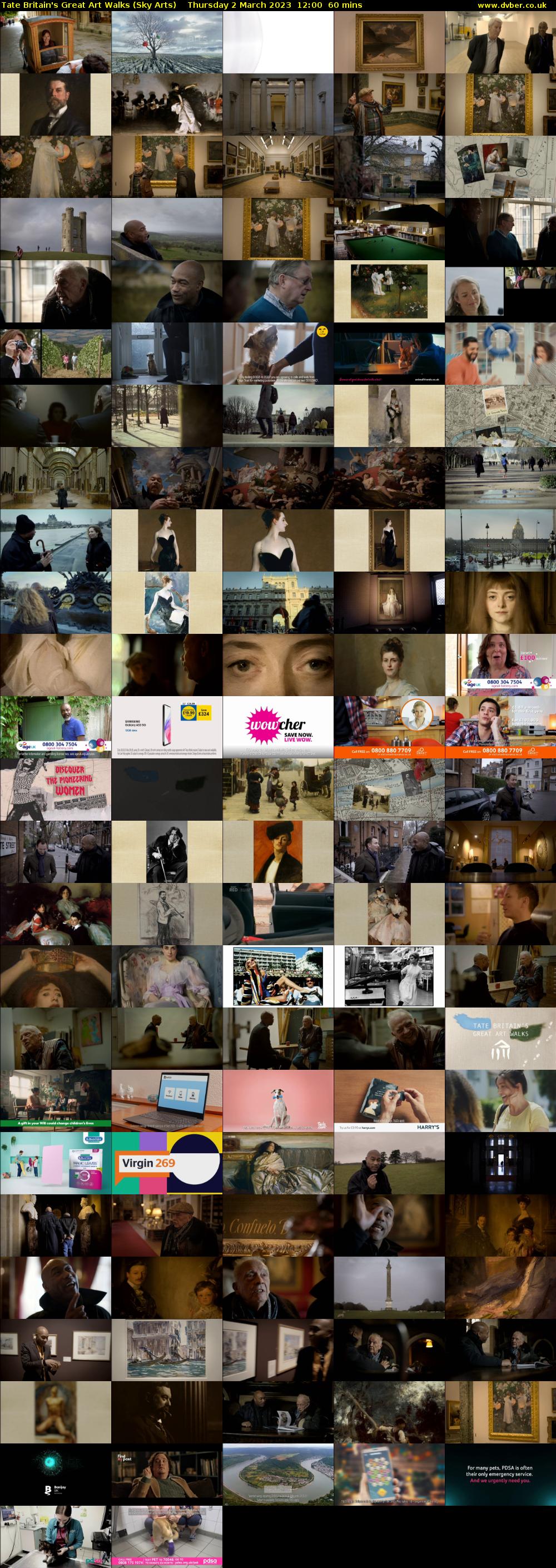 Tate Britain's Great Art Walks (Sky Arts) Thursday 2 March 2023 12:00 - 13:00