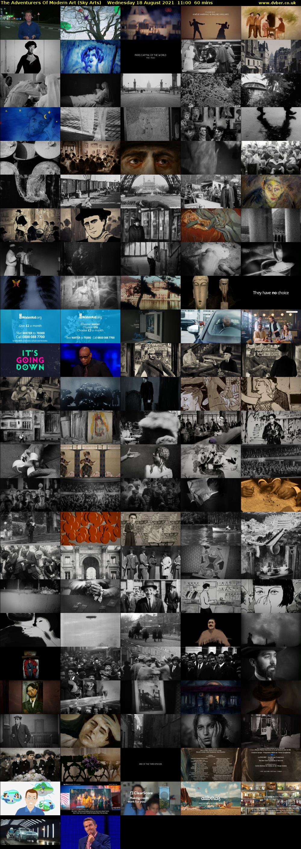 The Adventurers Of Modern Art (Sky Arts) Wednesday 18 August 2021 11:00 - 12:00