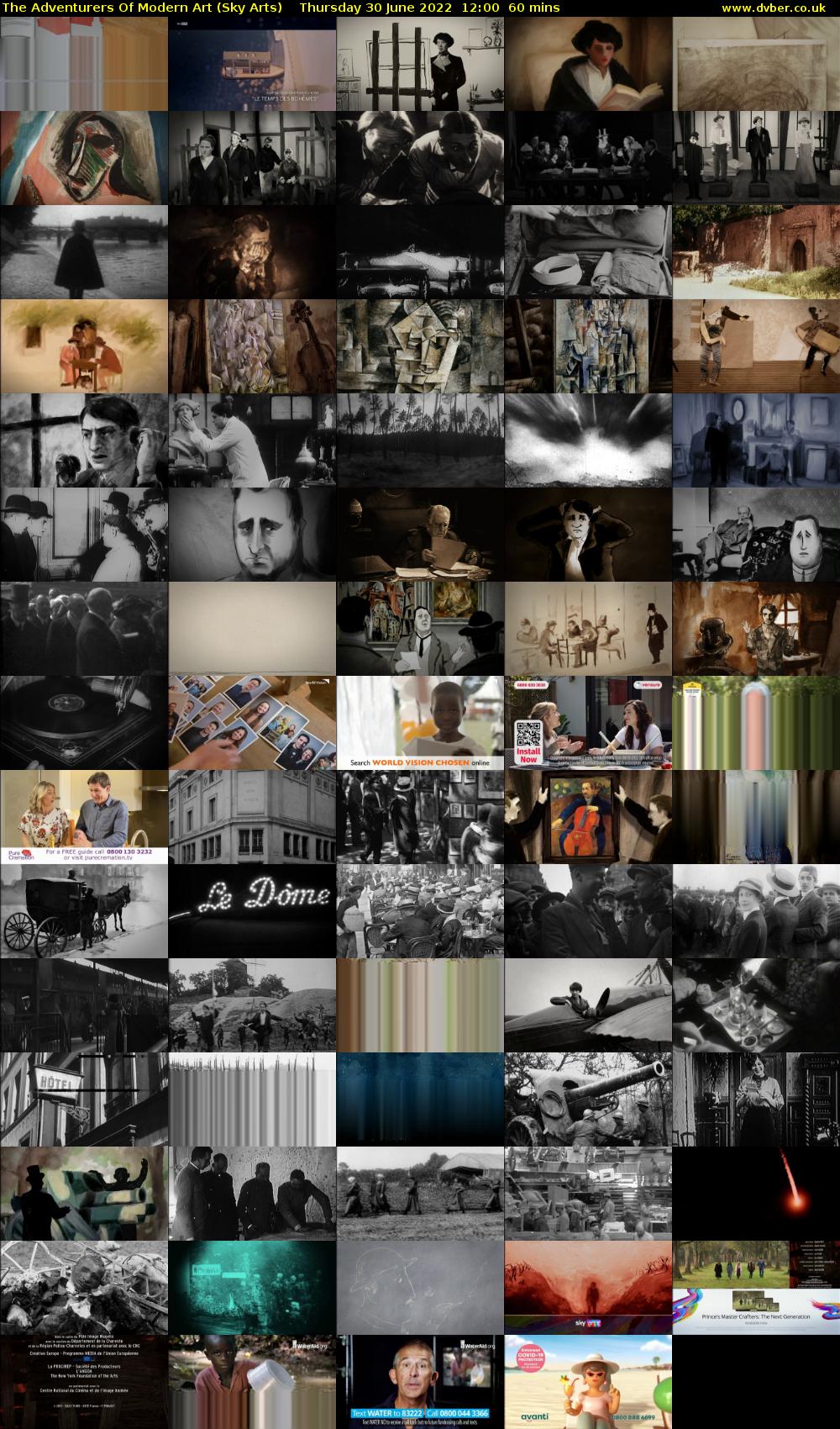 The Adventurers Of Modern Art (Sky Arts) Thursday 30 June 2022 12:00 - 13:00