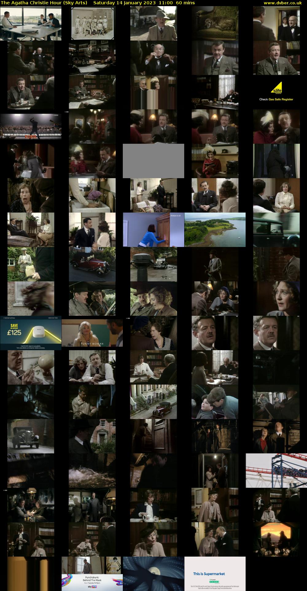 The Agatha Christie Hour (Sky Arts) Saturday 14 January 2023 11:00 - 12:00