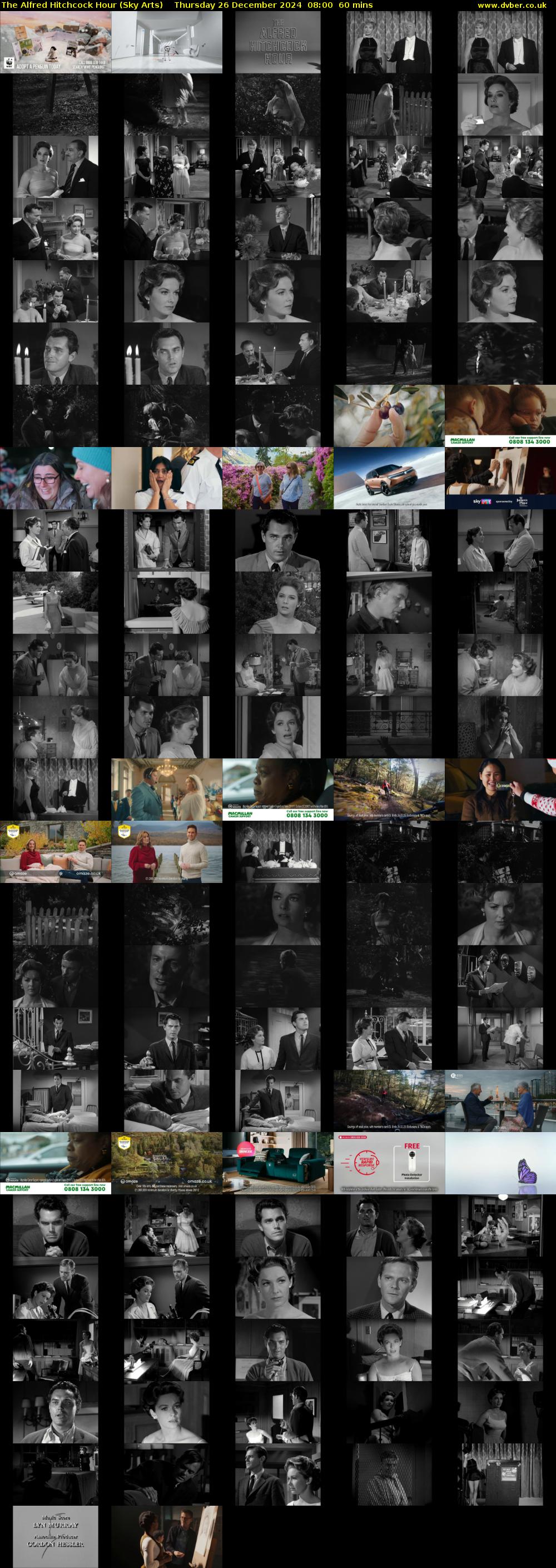 The Alfred Hitchcock Hour (Sky Arts) Thursday 26 December 2024 08:00 - 09:00