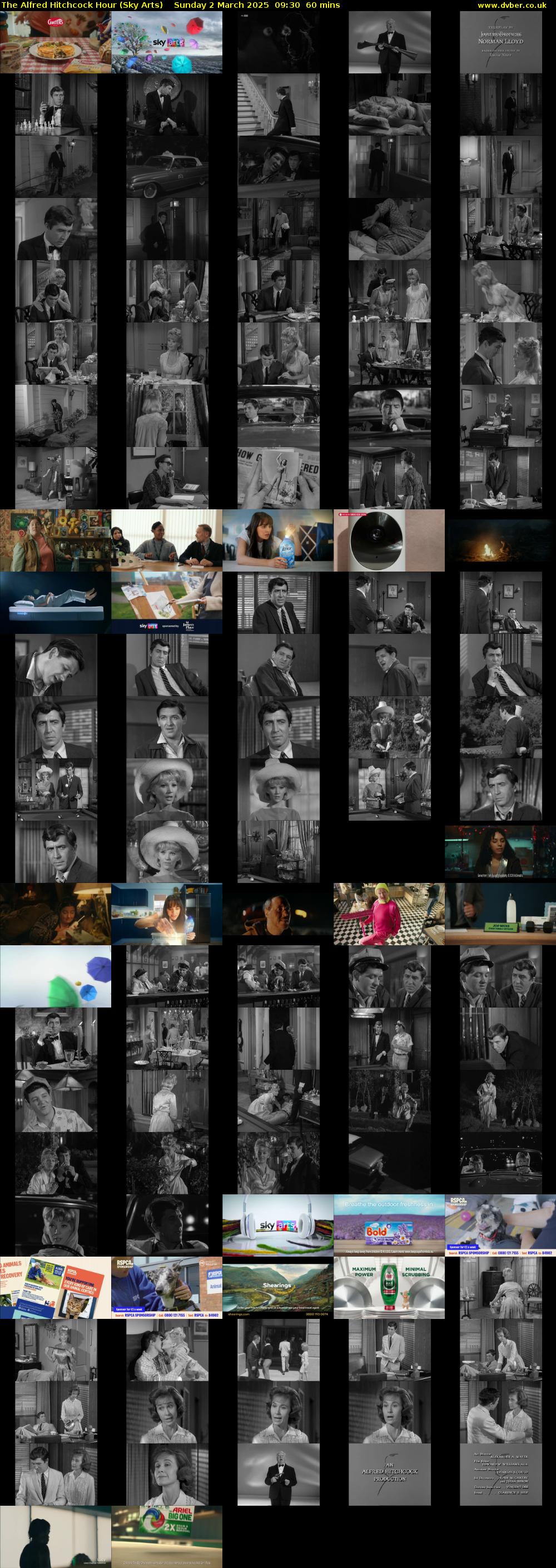 The Alfred Hitchcock Hour (Sky Arts) Sunday 2 March 2025 09:30 - 10:30