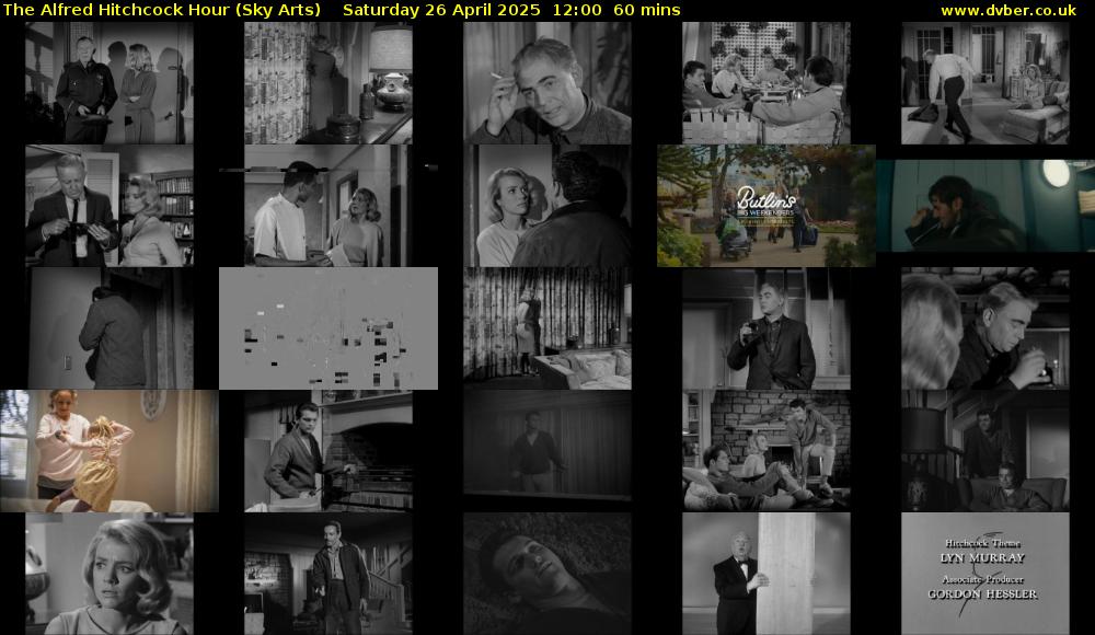 The Alfred Hitchcock Hour (Sky Arts) Saturday 26 April 2025 12:00 - 13:00